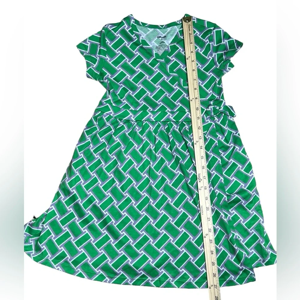 DVF for Target Kids Short Sleeve set of 2 Modern Geo faux wrap dress size M (8) - Picture 6 of 8
